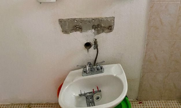 Our Sink Fell off the Wall!