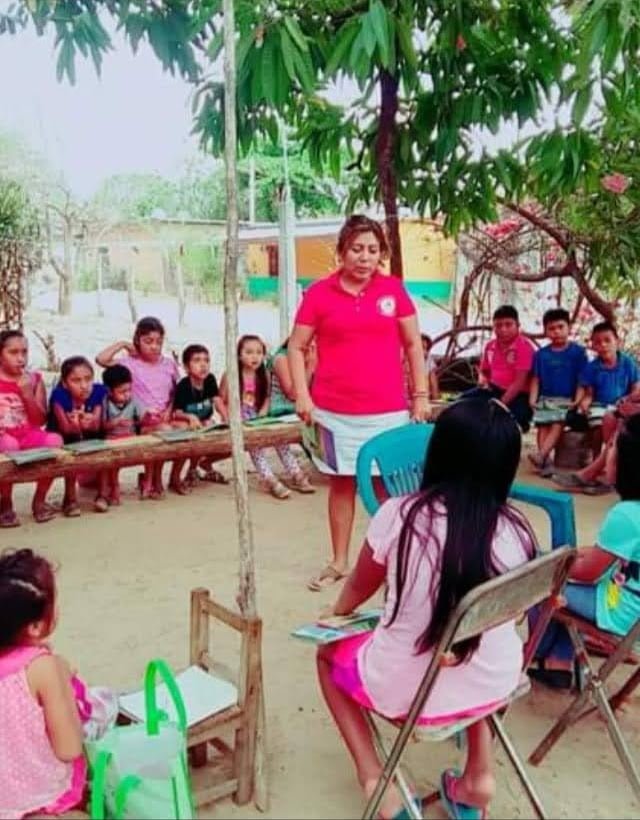 Magali at Hualeluma childrens bible class